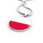 Poland Flag Necklace Polish Flag Stainless Steel or 18k Gold 18-22" - Express Your Love Gifts