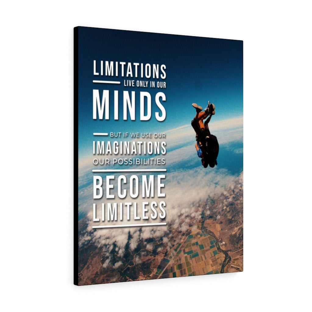 Possibilities Become Limitless Motivational Wall Art Print Ready to Hang - Express Your Love Gifts