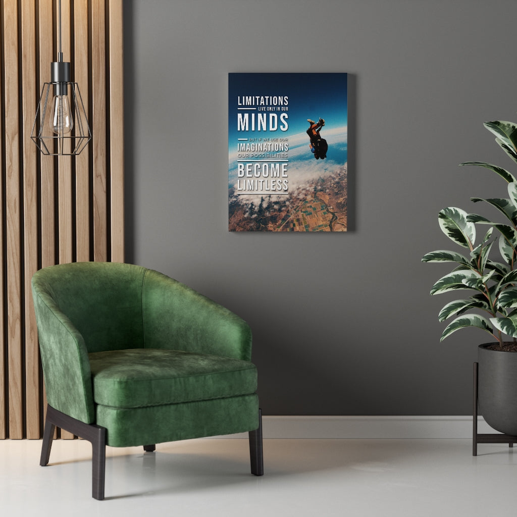 Possibilities Become Limitless Motivational Wall Art Print Ready to Hang - Express Your Love Gifts