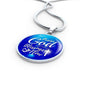 Praise God Circle Necklace Stainless Steel or 18k Gold 18-22" - Express Your Love Gifts