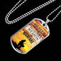 Prayer Christian Gift Stainless Steel or 18k Gold Dog Tag 24" Chain-Express Your Love Gifts
