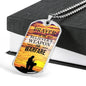 Prayer Christian Gift Stainless Steel or 18k Gold Dog Tag 24" Chain-Express Your Love Gifts
