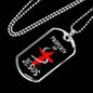 Property Of Jesus Necklace Stainless Steel or 18k Gold Dog Tag 24" Chain-Express Your Love Gifts