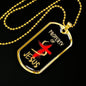 Property Of Jesus Necklace Stainless Steel or 18k Gold Dog Tag 24" Chain-Express Your Love Gifts