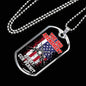 Protect My 2Nd Amendment Dog Tag Stainless Steel or 18k Gold 24" Chain - Express Your Love Gifts