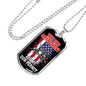 Protect My 2Nd Amendment Dog Tag Stainless Steel or 18k Gold 24" Chain - Express Your Love Gifts