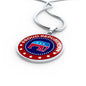 Proud Republican Circle Necklace Stainless Steel or 18k Gold 18-22"-Express Your Love Gifts