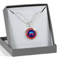 Proud Republican Circle Necklace Stainless Steel or 18k Gold 18-22"-Express Your Love Gifts