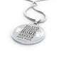 Psalm 91:1011 Circle Necklace Stainless Steel or 18k Gold 18-22" - Express Your Love Gifts