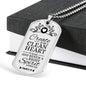 Pure Heart And Renewed Spirit Christian Faith Necklace Stainless Steel or 18k Gold Dog Tag 24" Chain-Express Your Love Gifts