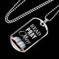 Read Play Obey Necklace Stainless Steel or 18k Gold Dog Tag 24" Chain-Express Your Love Gifts