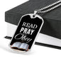 Read Play Obey Necklace Stainless Steel or 18k Gold Dog Tag 24" Chain-Express Your Love Gifts