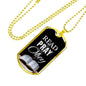 Read Play Obey Necklace Stainless Steel or 18k Gold Dog Tag 24" Chain-Express Your Love Gifts