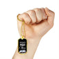 Read Play Obey Necklace Stainless Steel or 18k Gold Dog Tag 24" Chain-Express Your Love Gifts