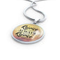 Rejoice In The Lord Always Circle Necklace Stainless Steel or 18k Gold 18-22" - Express Your Love Gifts