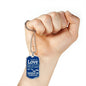 Remembrance Necklace Besides Us Stainless Steel or 18k Gold Dog Tag 24" Chain-Express Your Love Gifts