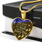 Remembrance Necklace Stainless Steel or 18k Gold Heart Pendant 18-22" - Express Your Love Gifts
