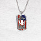 Right To Bear Arms Dog Tag Necklace Stainless Steel or 18k Gold 24" Chain 2Nd Amendment Jewelry-Express Your Love Gifts