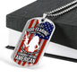 Right To Bear Arms Dog Tag Necklace Stainless Steel or 18k Gold 24" Chain 2Nd Amendment Jewelry-Express Your Love Gifts