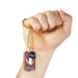 Right To Bear Arms Dog Tag Necklace Stainless Steel or 18k Gold 24" Chain 2Nd Amendment Jewelry-Express Your Love Gifts