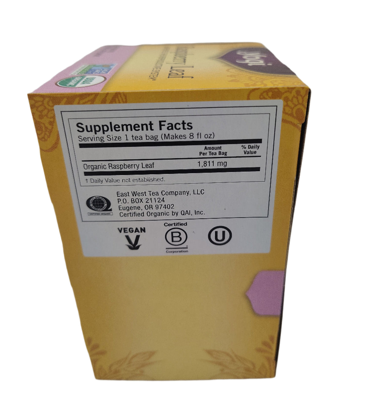 Yogi Woman's Raspberry Leaf Tea, 16 Caffeine-Free Tea Bags – Pack of 6 – Organic Herbal Support for Women, BB 04/2026-Express Your Love Gifts