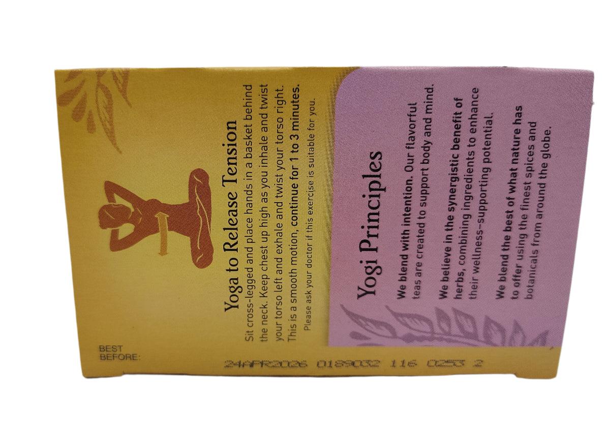 Yogi Woman's Raspberry Leaf Tea, 16 Caffeine-Free Tea Bags – Pack of 6 – Organic Herbal Support for Women, BB 04/2026-Express Your Love Gifts