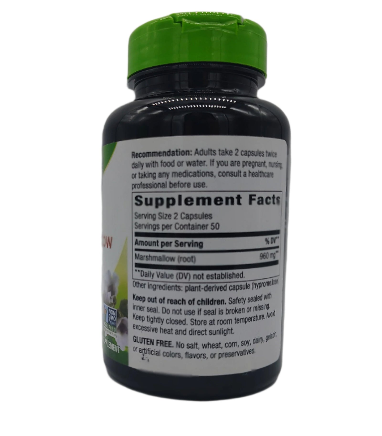 Nature's Way Marshmallow Root Dietary Supplement, 100 Capsules, Supports Digestive Respiratory Health-Express Your Love Gifts