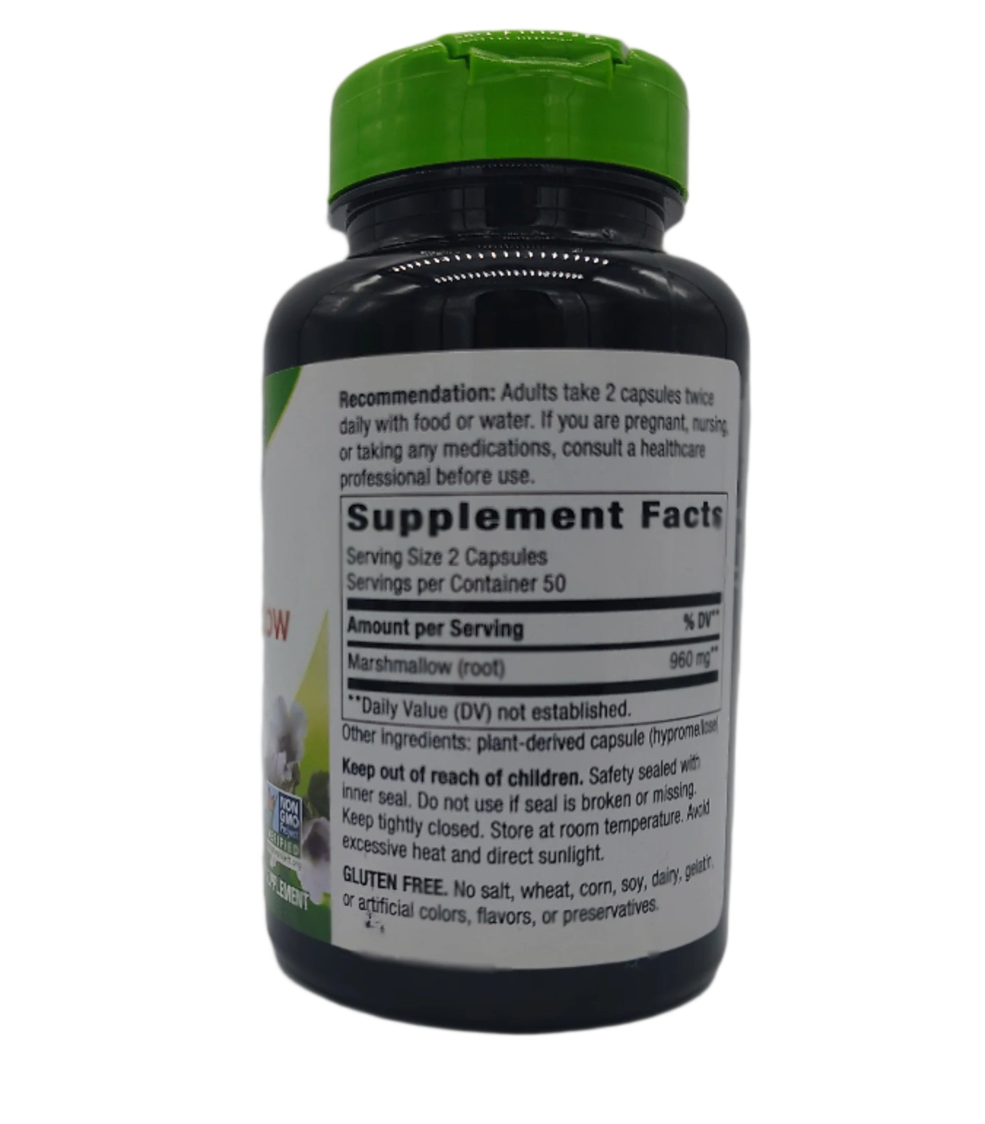 Nature's Way Marshmallow Root Dietary Supplement, 100 Capsules, Supports Digestive Respiratory Health-Express Your Love Gifts