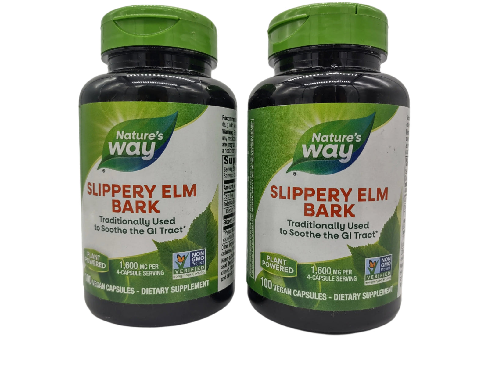Nature’s Way Slippery Elm Bark Capsules, 400 mg, 100 Count (Pack of 2)-Express Your Love Gifts