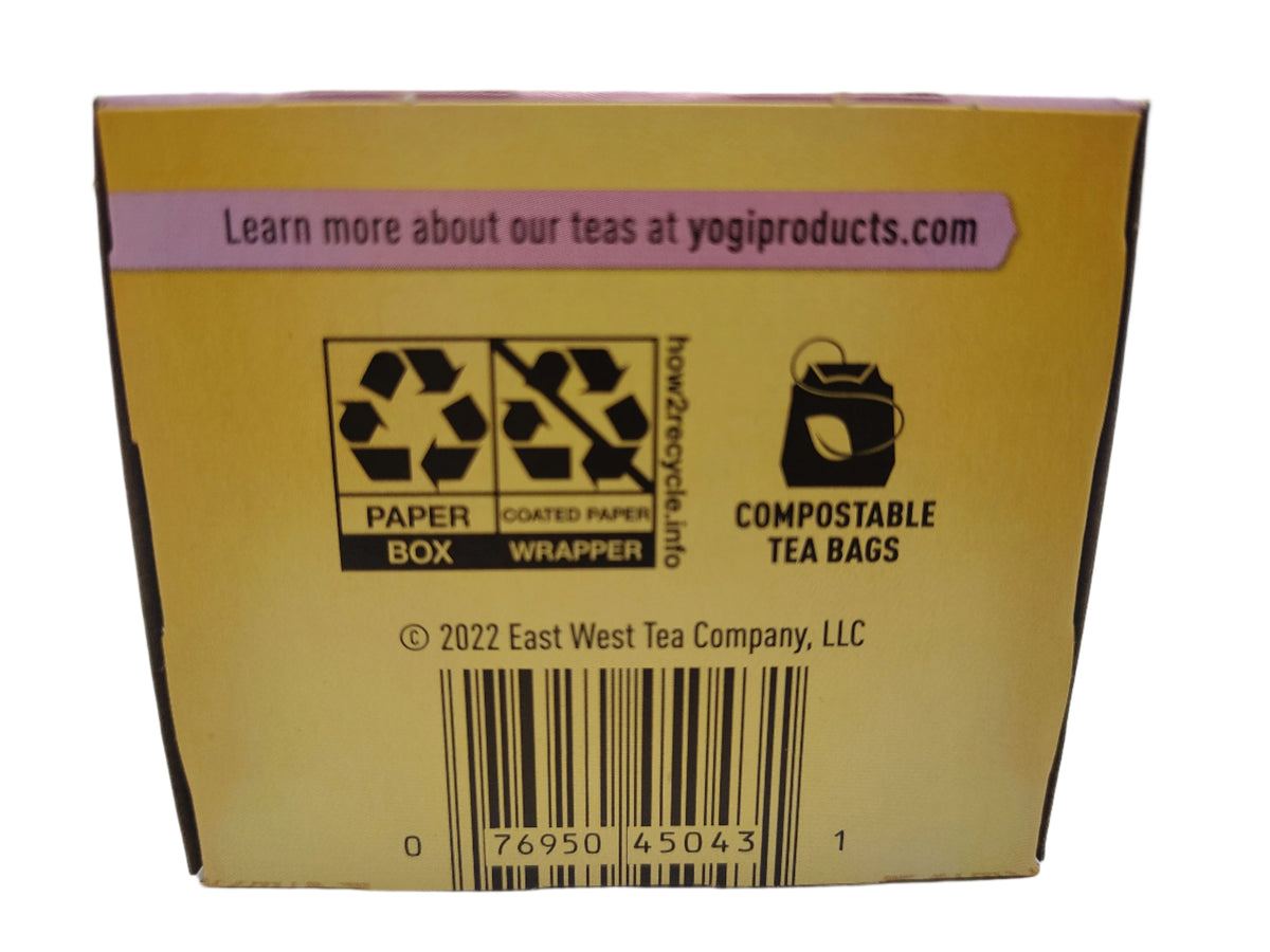 Yogi Woman's Raspberry Leaf Tea, 16 Caffeine-Free Tea Bags – Pack of 6 – Organic Herbal Support for Women, BB 04/2026-Express Your Love Gifts