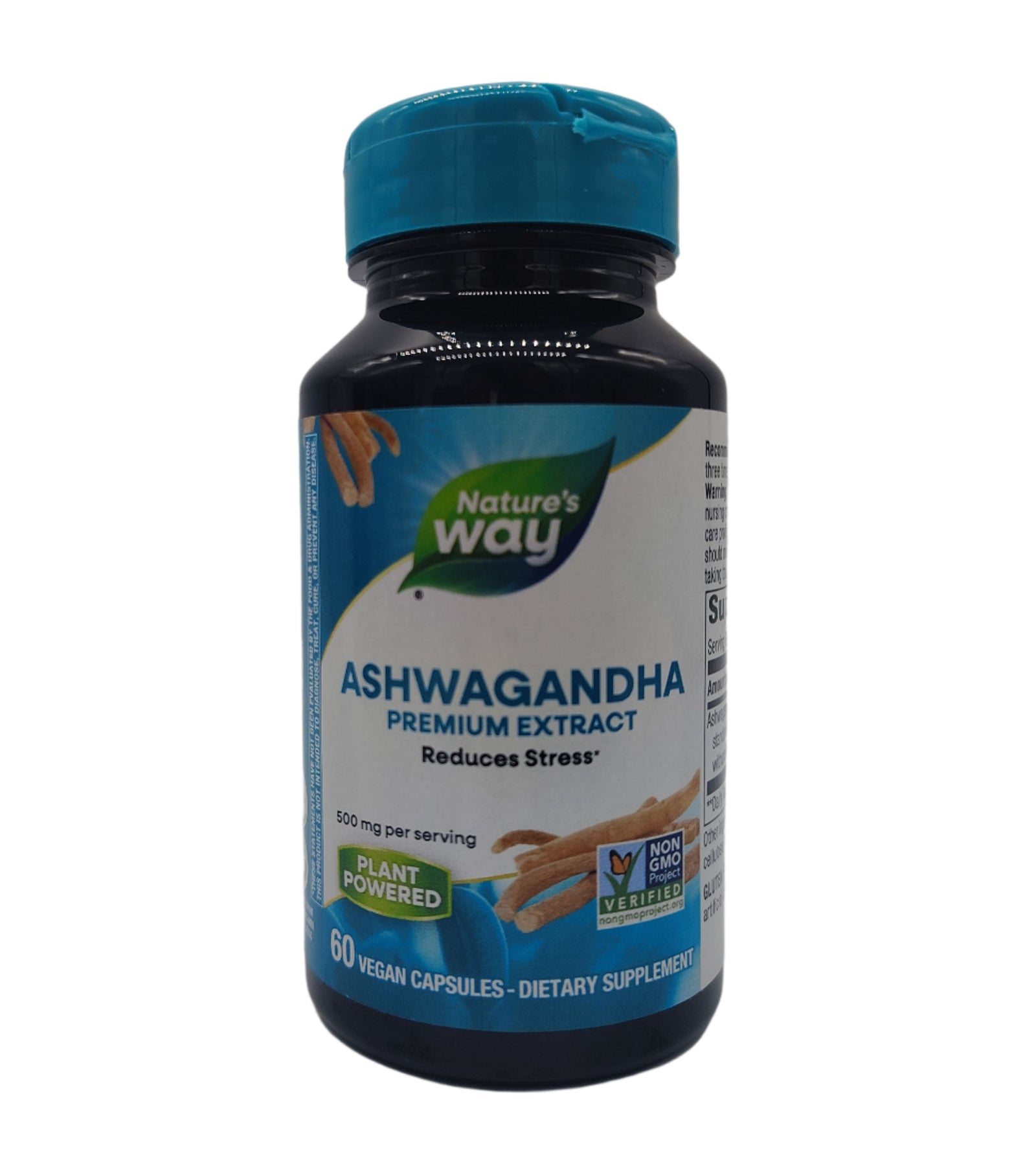Nature's Way Ashwagandha Capsules – Stress Support Adaptogen, Non-GMO, Vegan, 60 Count, Exp. 02/202-Express Your Love Gifts
