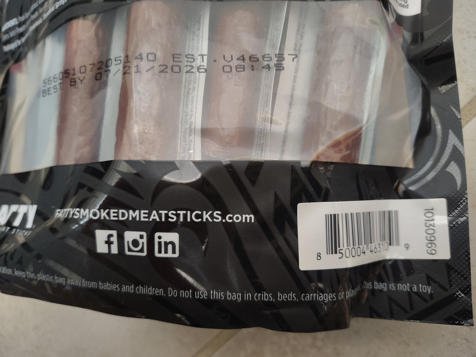 4-Pack Fatty Original Minis Smoked Meat Sticks - 14-Stick Bags-Express Your Love Gifts