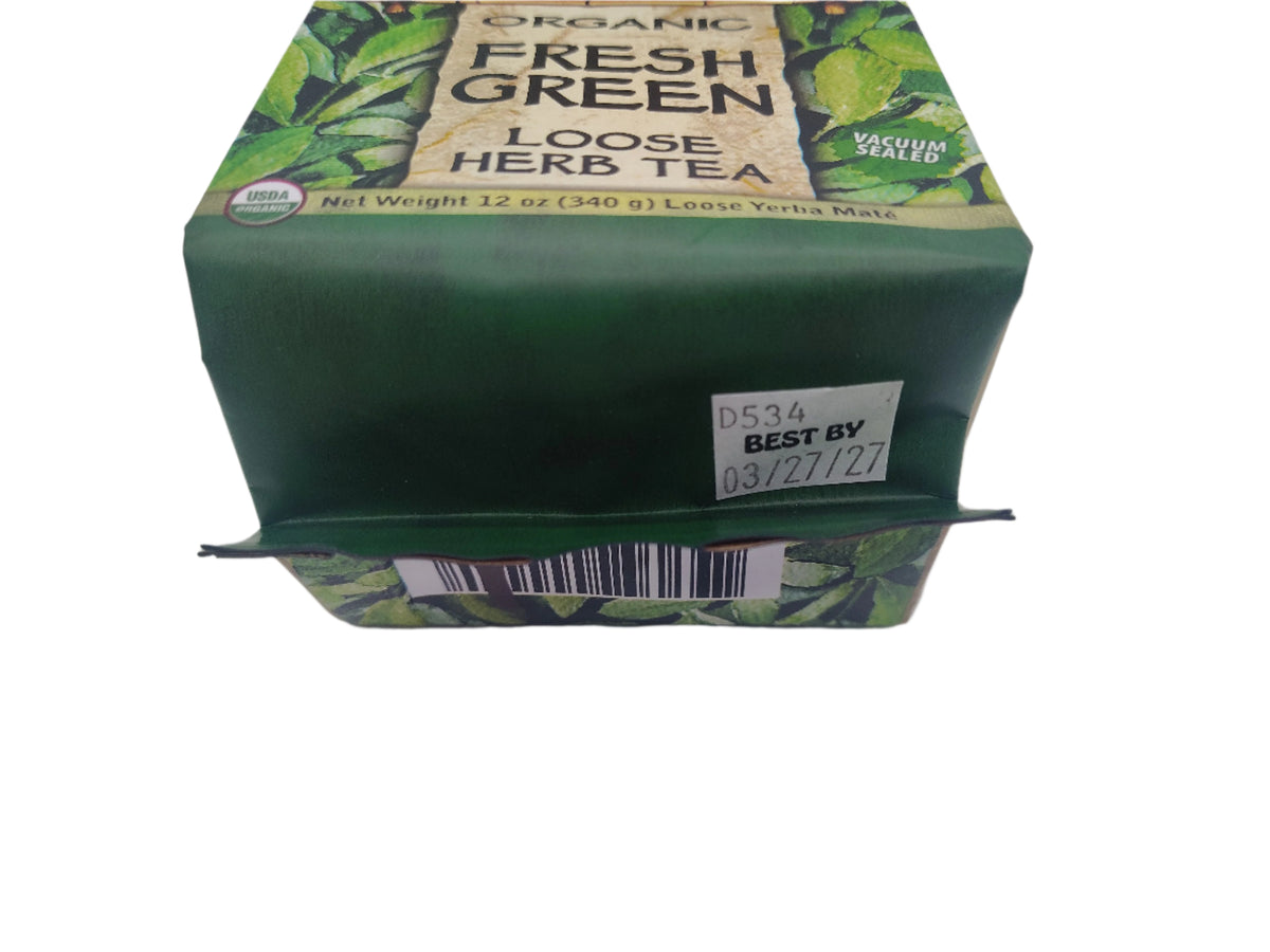 Mate Factor Organic Fresh Green Yerba Mate Loose-Leaf Tea 12 oz Bags 6-Pack-Express Your Love Gifts