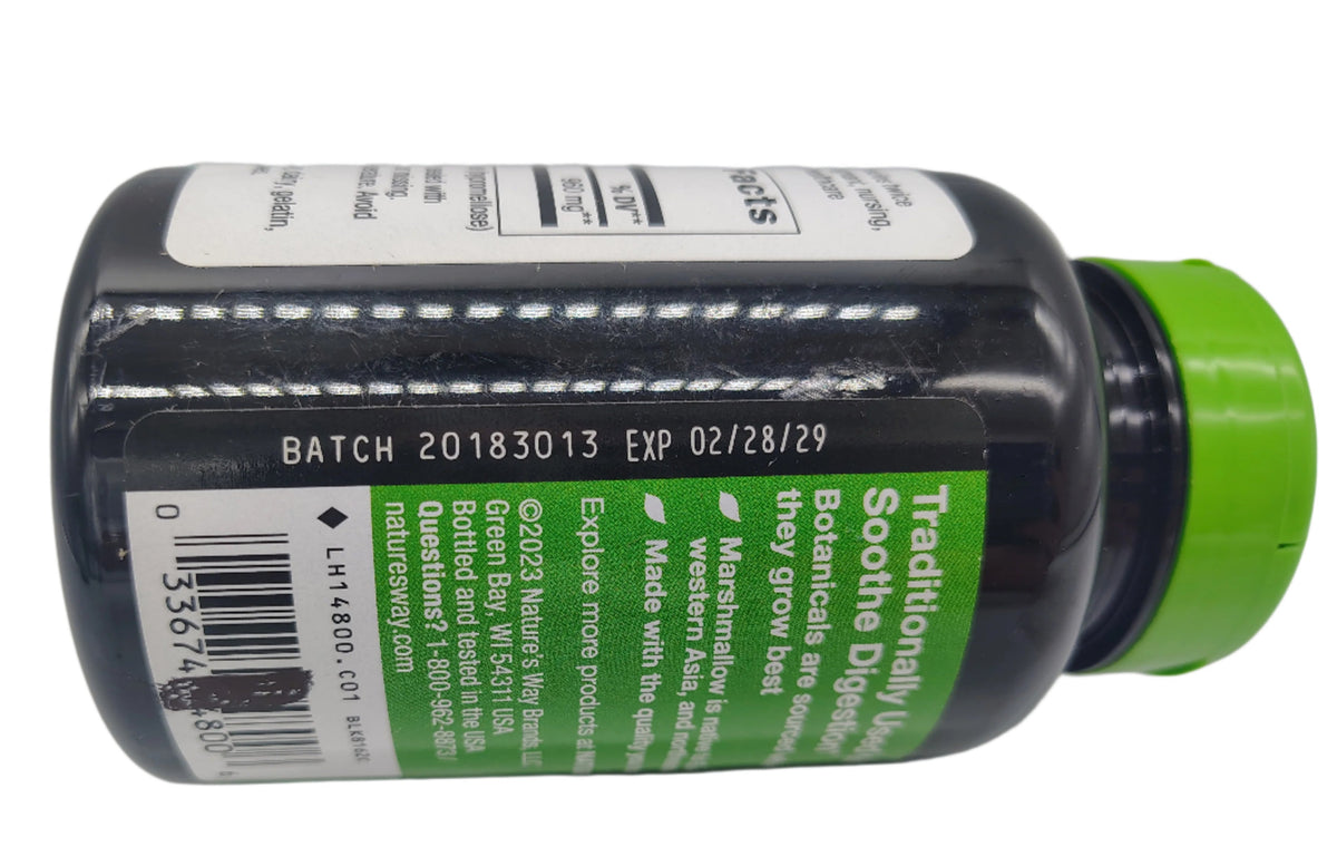 Nature's Way Marshmallow Root Dietary Supplement, 100 Capsules, Supports Digestive Respiratory Health-Express Your Love Gifts