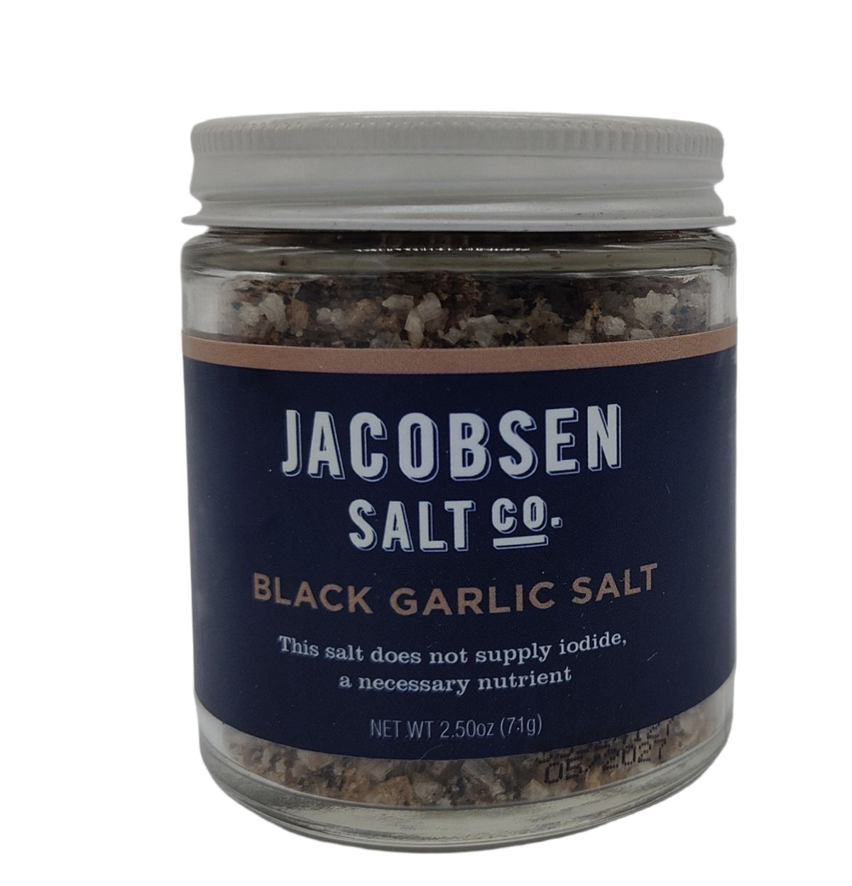 Jacobsen Salt Co. Black Garlic Infused Kosher Salt, 2.5 oz, Hand-Harvested from Oregon-Express Your Love Gifts