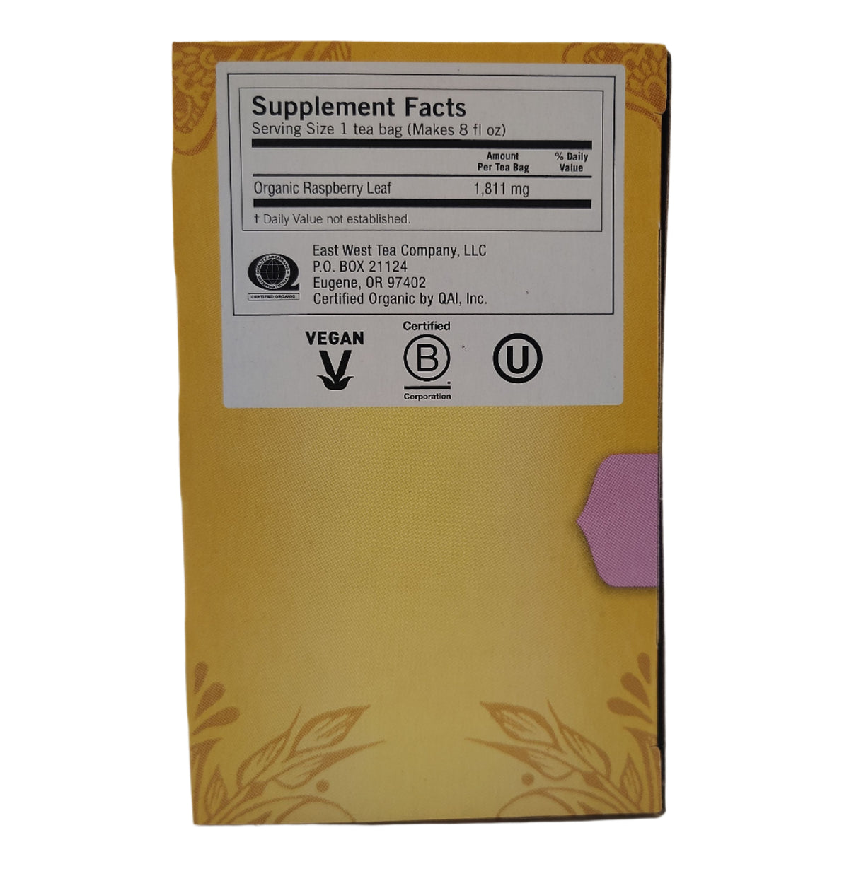Yogi Woman's Raspberry Leaf Tea, 16 Caffeine-Free Tea Bags – Pack of 6 – Organic Herbal Support for Women, BB 04/2026-Express Your Love Gifts