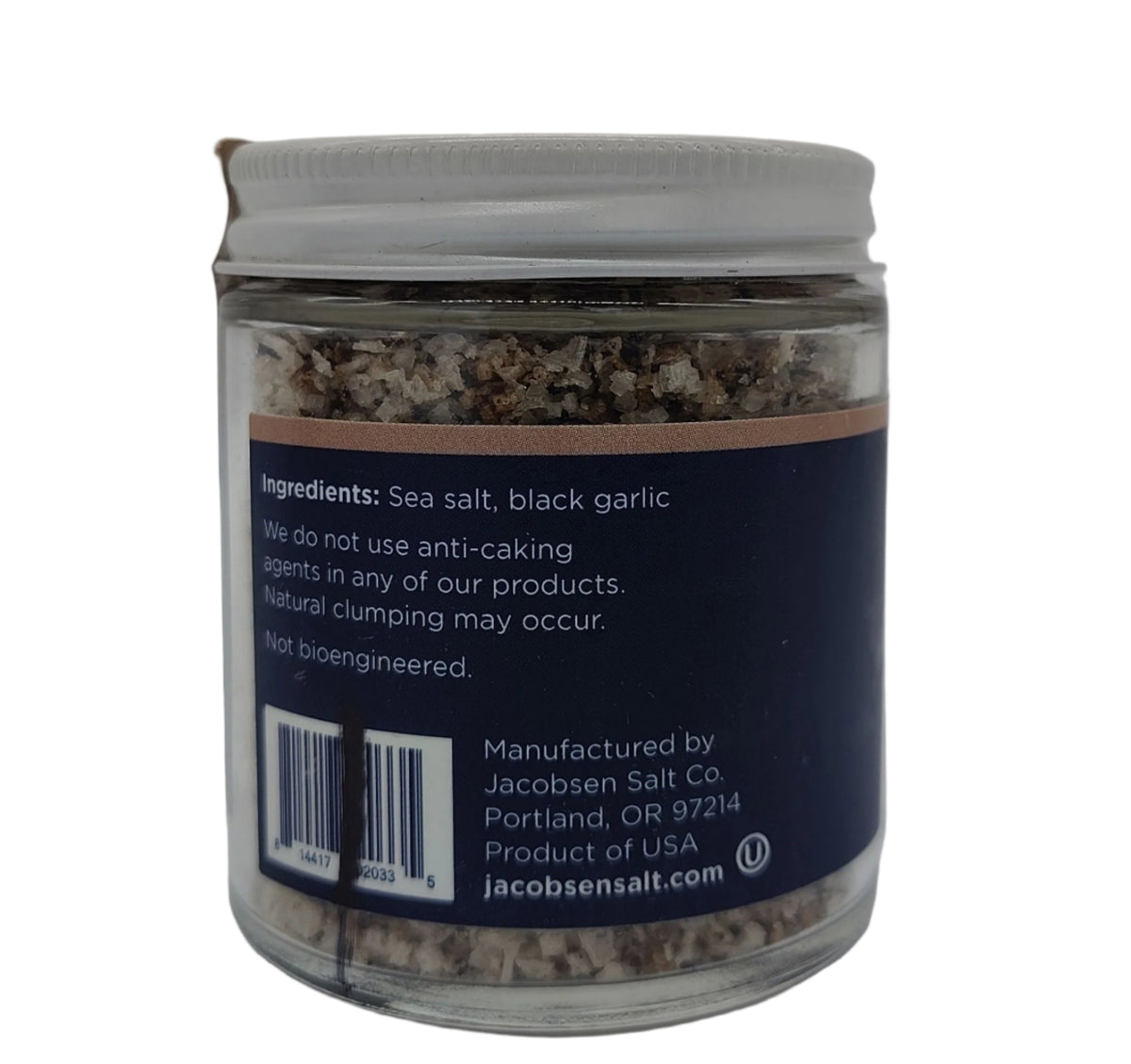 Jacobsen Salt Co. Black Garlic Infused Kosher Salt, 2.5 oz, Hand-Harvested from Oregon-Express Your Love Gifts