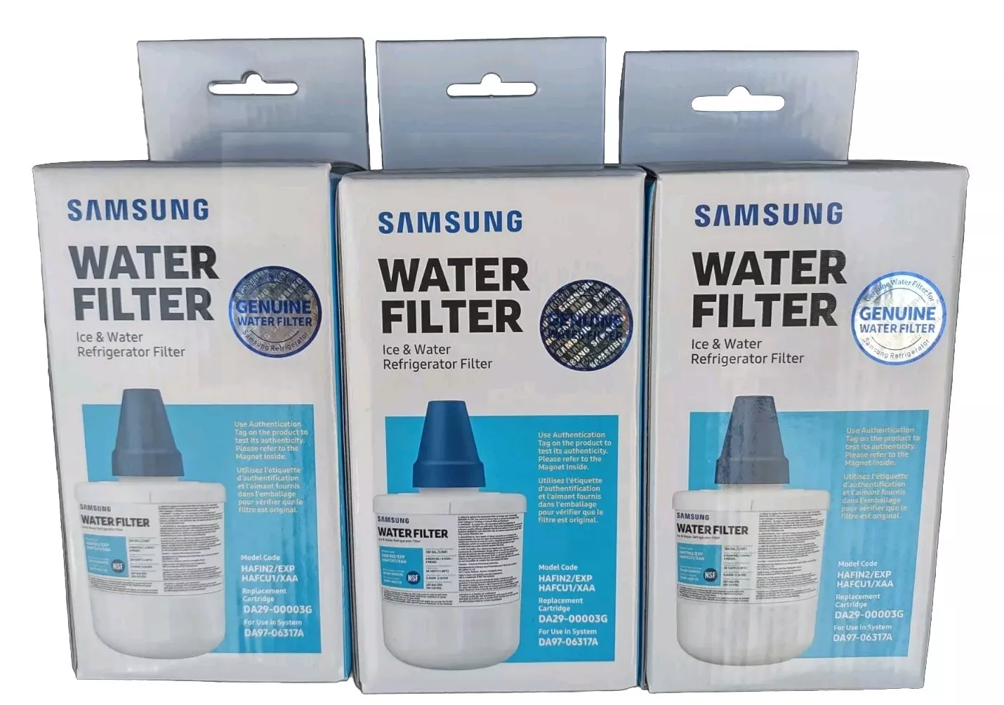 For Samsung Refrigerator Water Filter 3-Pack, DA29-00003G Carbon Block-Express Your Love Gifts