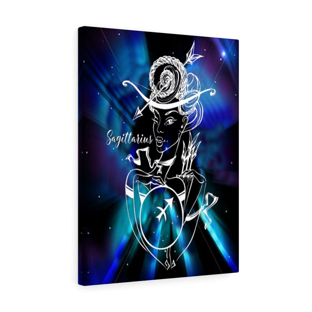 Sagittarius Zodiac Horoscope Sign Constellation Canvas Print Astrology Home Decor Ready to Hang Artwork - Express Your Love Gifts
