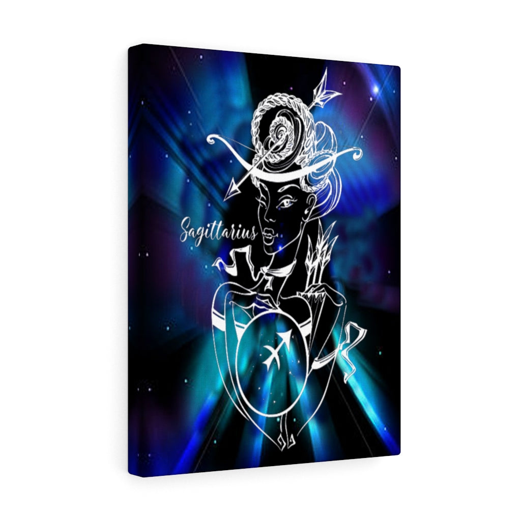 Sagittarius Zodiac Horoscope Sign Constellation Canvas Print Astrology Home Decor Ready to Hang Artwork - Express Your Love Gifts