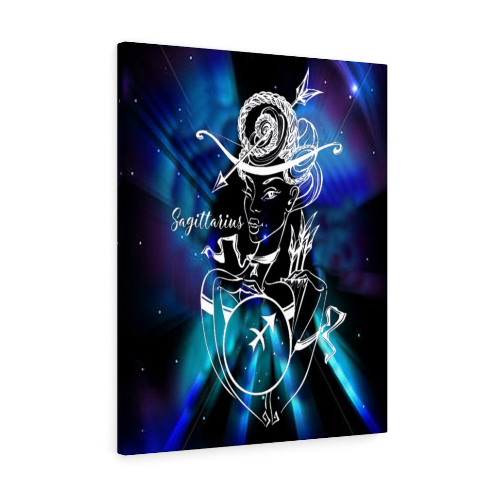 Sagittarius Zodiac Horoscope Sign Constellation Canvas Print Astrology Home Decor Ready to Hang Artwork - Express Your Love Gifts