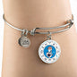 Sagittarius Zodiac Sign Stainless Steel or 18k Gold Circle Bangle Bracelet - Express Your Love Gifts