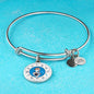 Sagittarius Zodiac Sign Stainless Steel or 18k Gold Circle Bangle Bracelet - Express Your Love Gifts