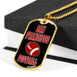 San Francisco Fan Football Necklace Dog Tag Stainless Steel or 18k Gold 24" Chain - Express Your Love Gifts