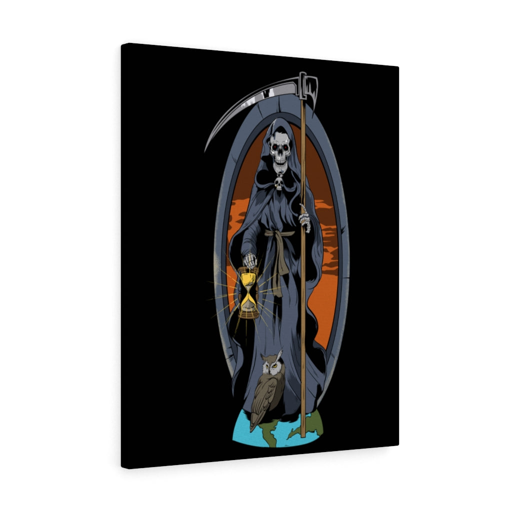Santa Muerte Saint of Holy Death Canvas Ready To Hang Grim Reaper Wall Art - Express Your Love Gifts