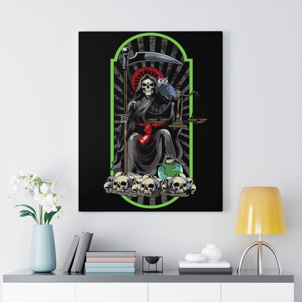 Santa Muerte Saint of Holy Death Inspirational Wall Decor for Home Office Gym Inspiring Success Quote Print Ready to Hang Wall Art - Express Your Love Gifts