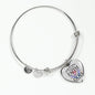 Saved by Grace Christian Bracelet Grace & Faith Stainless Steel or 18k Gold Heart Bangle - Express Your Love Gifts