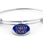 Saved By Grace Ephesians 2:8 Stainless Steel or 18k Gold Circle Bangle Bracelet - Express Your Love Gifts