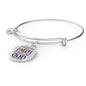 Saved by Grace Stainless Steel or 18k Gold Circle Bangle Bracelet - Express Your Love Gifts