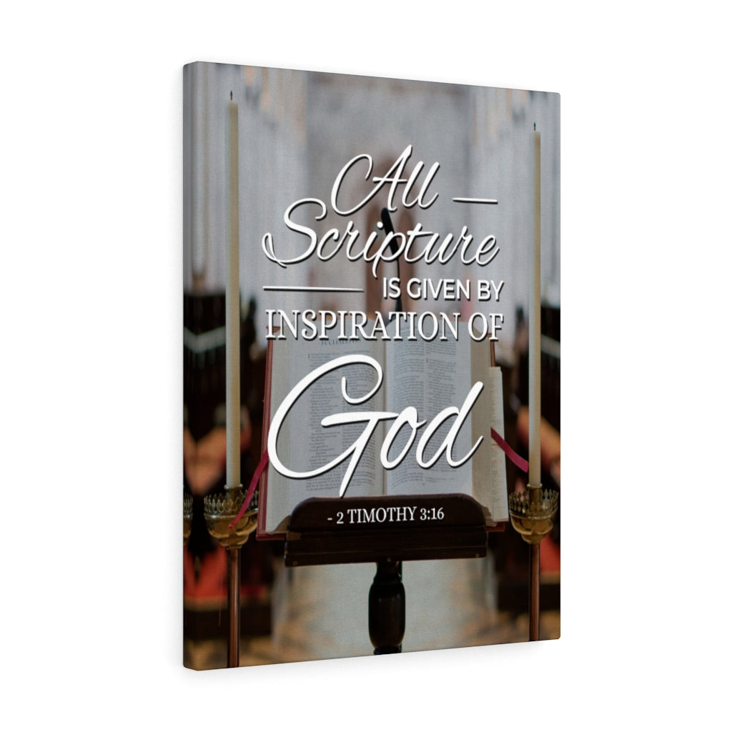 Scripture Walls All Scripture 2 Timothy 3:16 Christian Wall Art Bible Verse Print Ready to Hang - Express Your Love Gifts